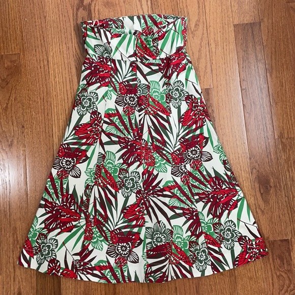 Gap strapless floral summer dress - Picture 3 of 4